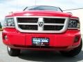 2008 Flame Red Dodge Dakota Big Horn Crew Cab 4x4  photo #2