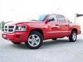 2008 Flame Red Dodge Dakota Big Horn Crew Cab 4x4  photo #8