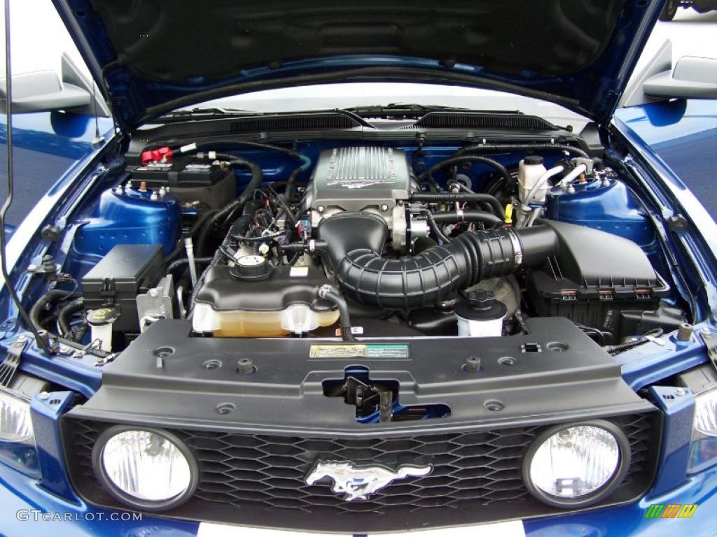 2009 Mustang GT Premium Convertible - Vista Blue Metallic / Dark Charcoal photo #11