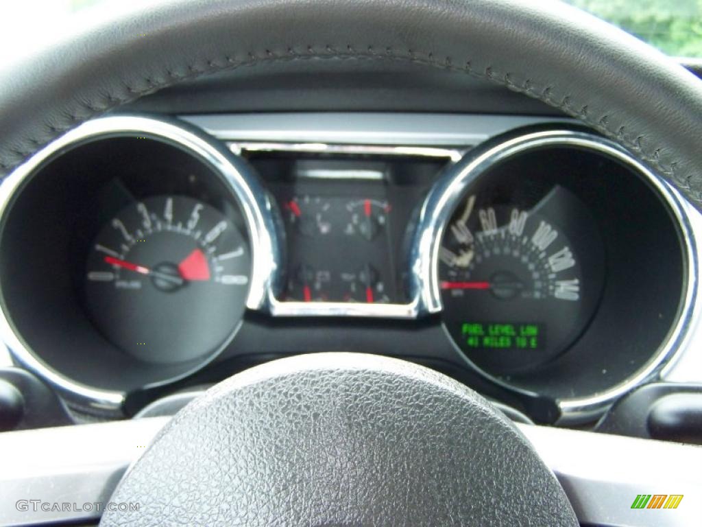 2009 Mustang GT Premium Convertible - Vista Blue Metallic / Dark Charcoal photo #22