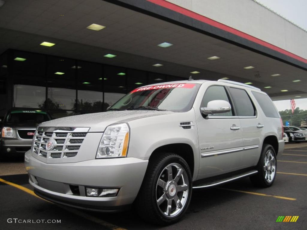 2010 Escalade Luxury AWD - Silver Lining / Ebony photo #1