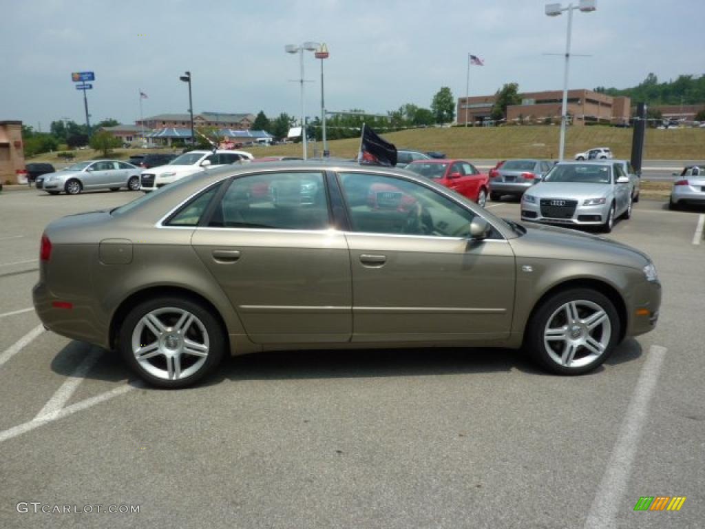 2007 A4 2.0T quattro Sedan - Dakar Beige Metallic / Beige photo #6