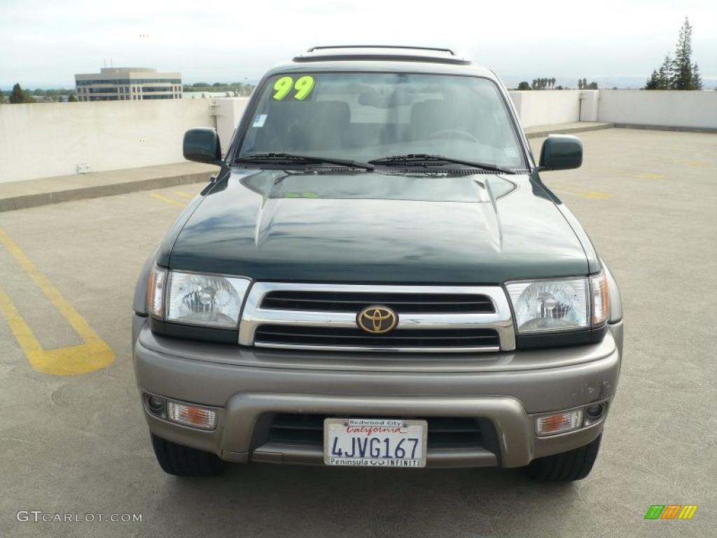 1999 4Runner Limited 4x4 - Imperial Jade Green Mica / Oak photo #2