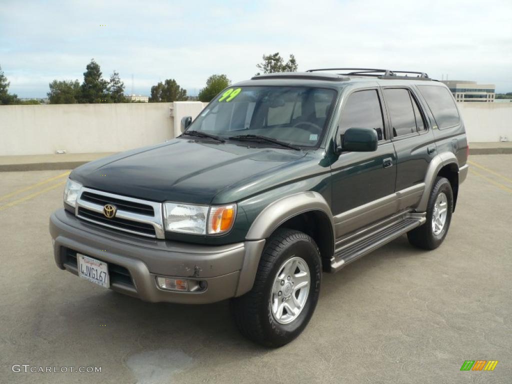 1999 4Runner Limited 4x4 - Imperial Jade Green Mica / Oak photo #3