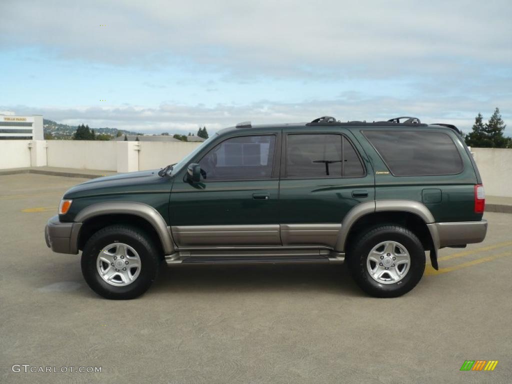 1999 4Runner Limited 4x4 - Imperial Jade Green Mica / Oak photo #4