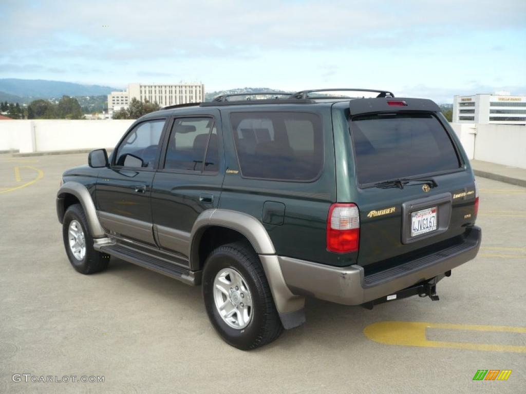 1999 4Runner Limited 4x4 - Imperial Jade Green Mica / Oak photo #5