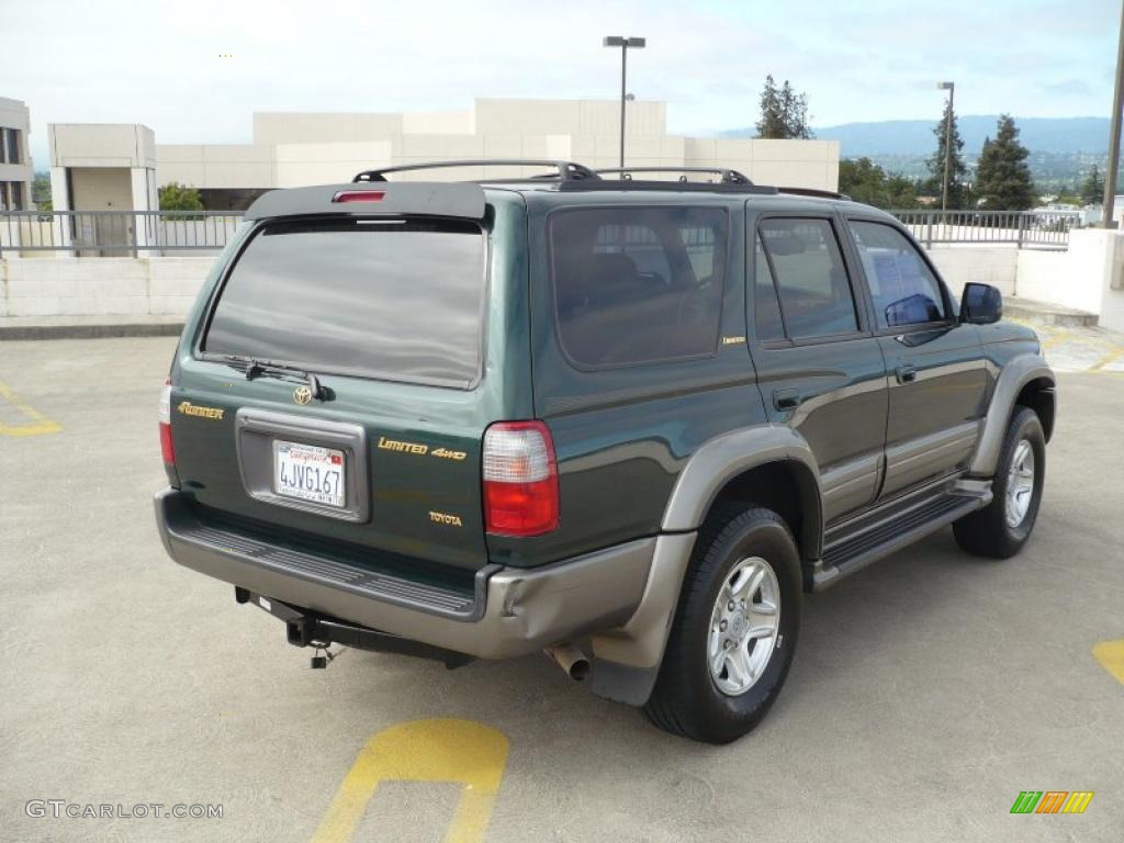 1999 4Runner Limited 4x4 - Imperial Jade Green Mica / Oak photo #8