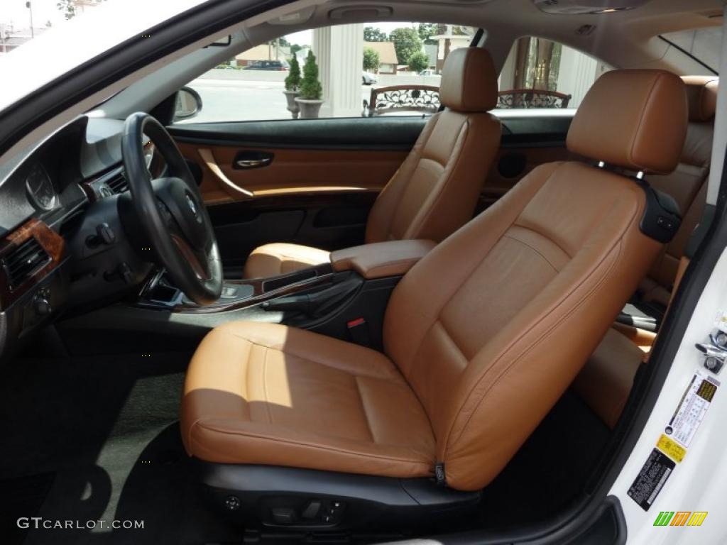 2007 3 Series 328i Coupe - Alpine White / Saddle Brown/Black photo #5