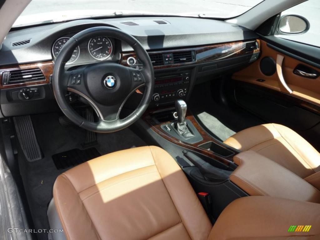 2007 3 Series 328i Coupe - Alpine White / Saddle Brown/Black photo #7