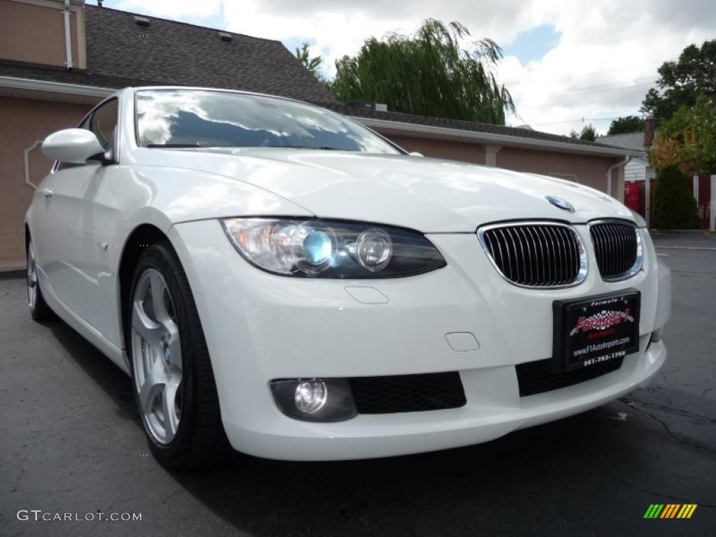 2007 3 Series 328i Coupe - Alpine White / Saddle Brown/Black photo #12