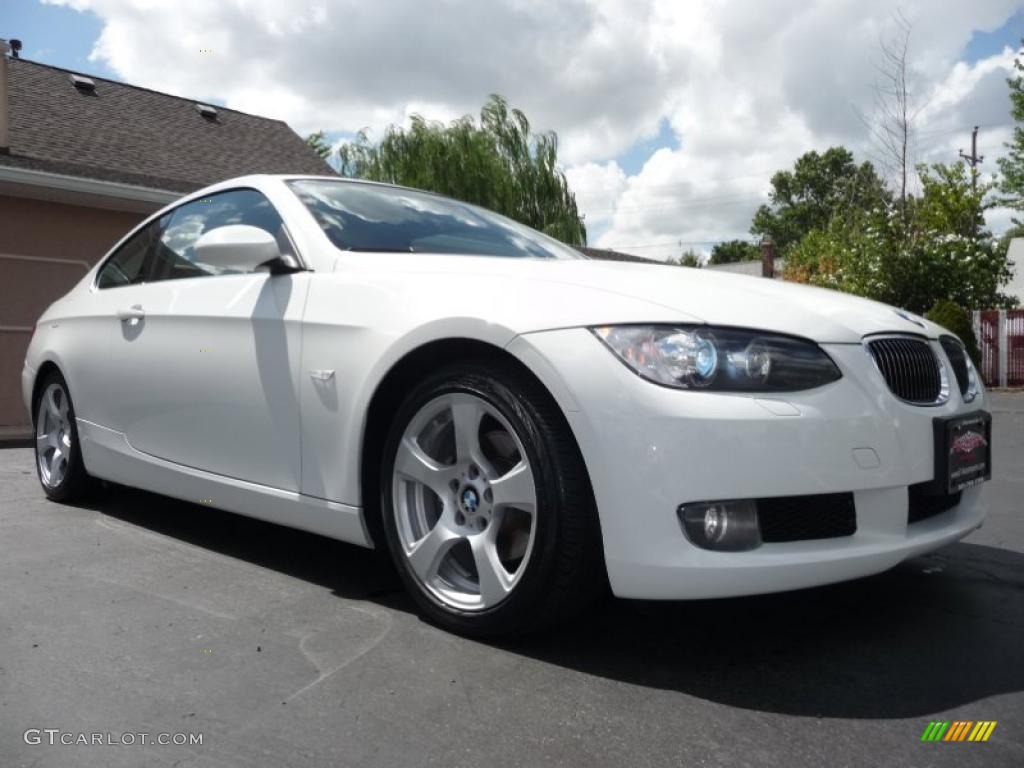 2007 3 Series 328i Coupe - Alpine White / Saddle Brown/Black photo #18