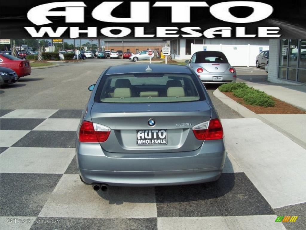 2008 3 Series 328i Sedan - Arctic Metallic / Beige photo #3