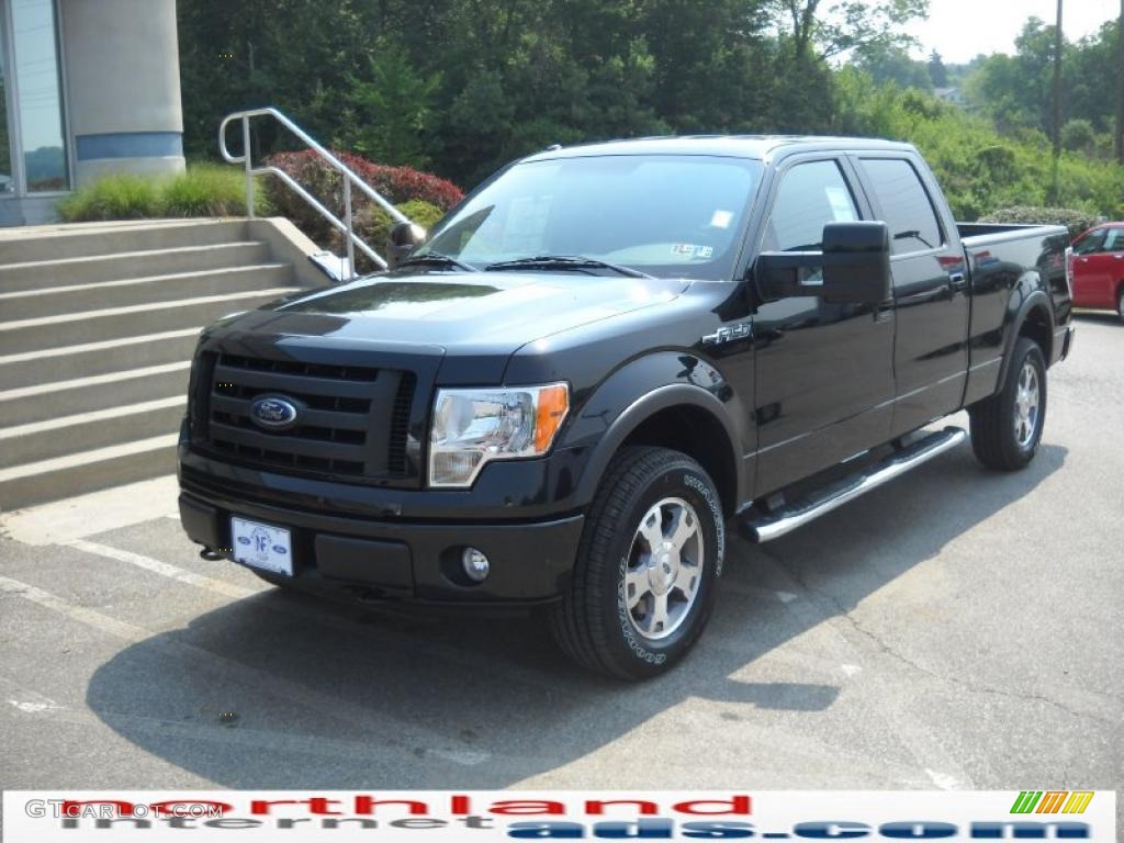 2010 F150 FX4 SuperCrew 4x4 - Tuxedo Black / Black photo #2
