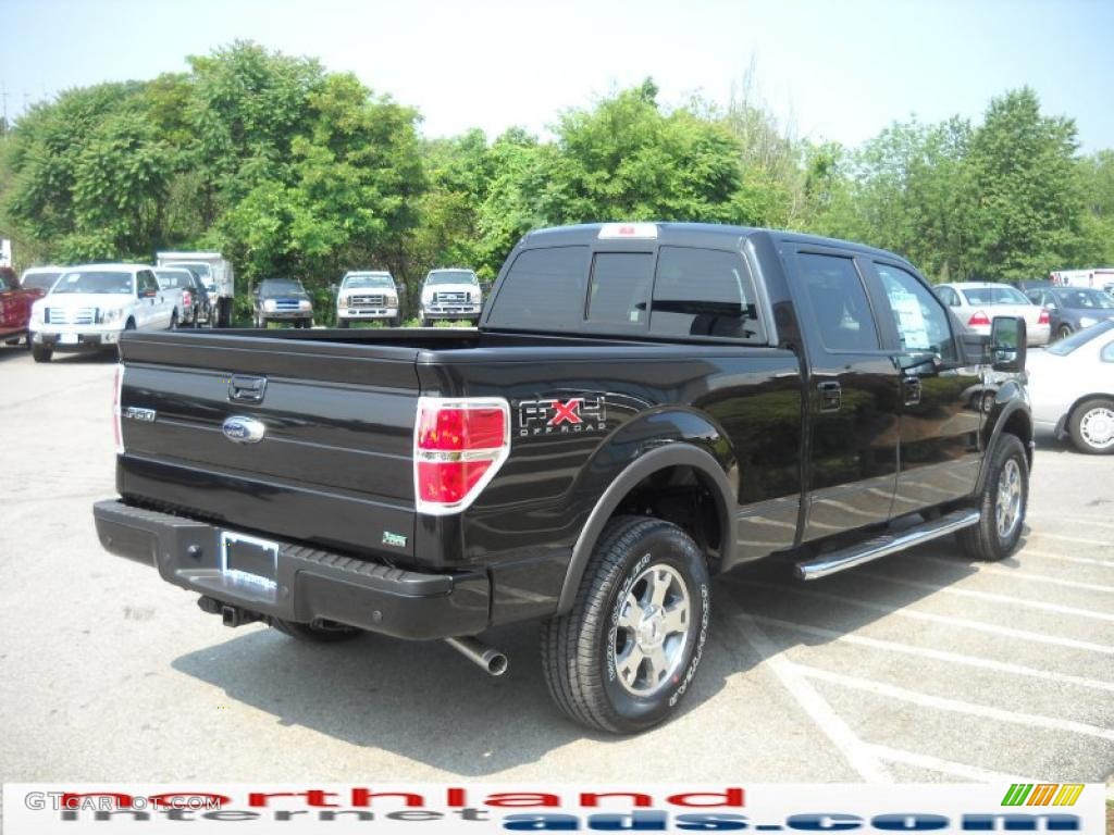 2010 F150 FX4 SuperCrew 4x4 - Tuxedo Black / Black photo #6