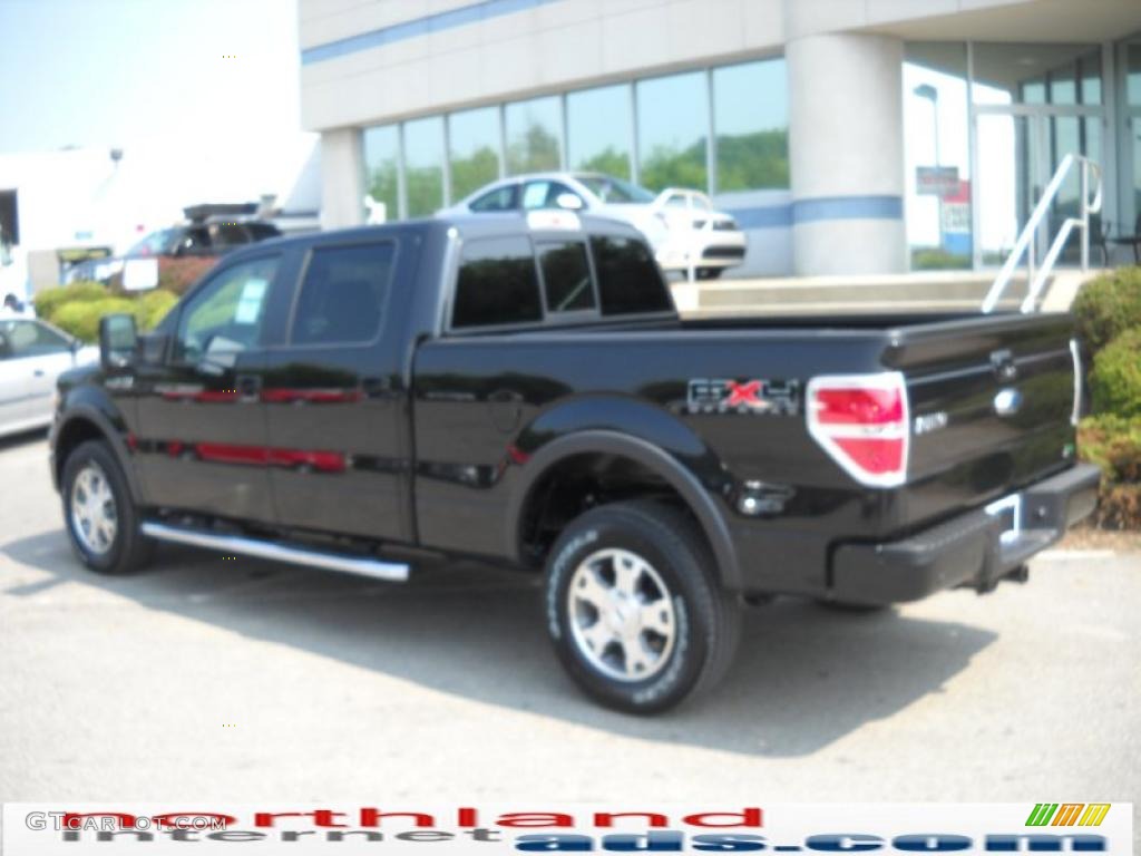 2010 F150 FX4 SuperCrew 4x4 - Tuxedo Black / Black photo #8