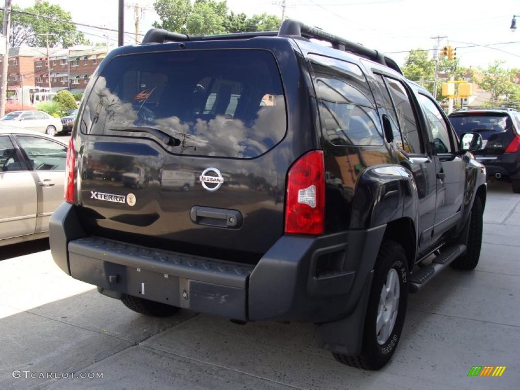 2006 Xterra X 4x4 - Super Black / Desert/Graphite photo #5