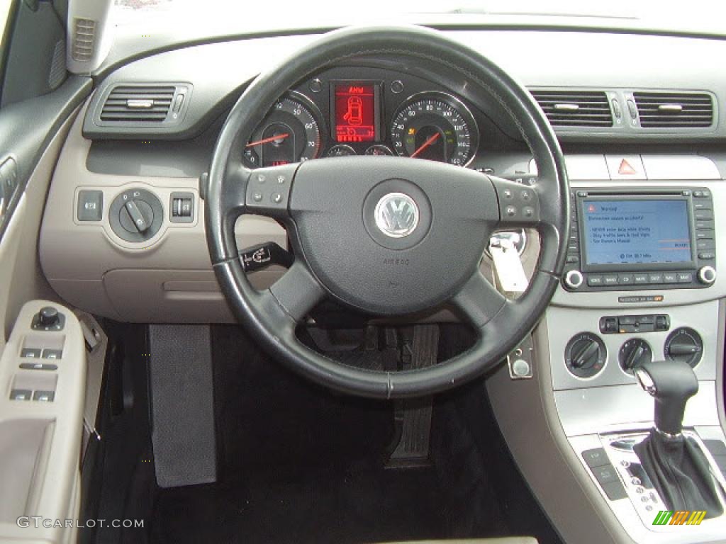 2006 Passat 2.0T Sedan - United Grey Metallic / Pure Beige photo #16