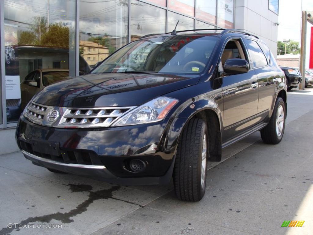 2006 Murano S AWD - Super Black / Charcoal photo #3