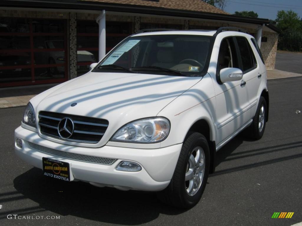 2004 ML 500 4Matic - Alabaster White / Java Beige photo #1