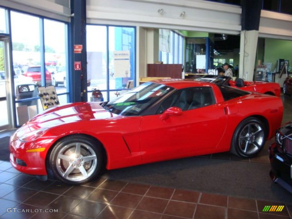 2006 Corvette Coupe - Victory Red / Ebony Black photo #6