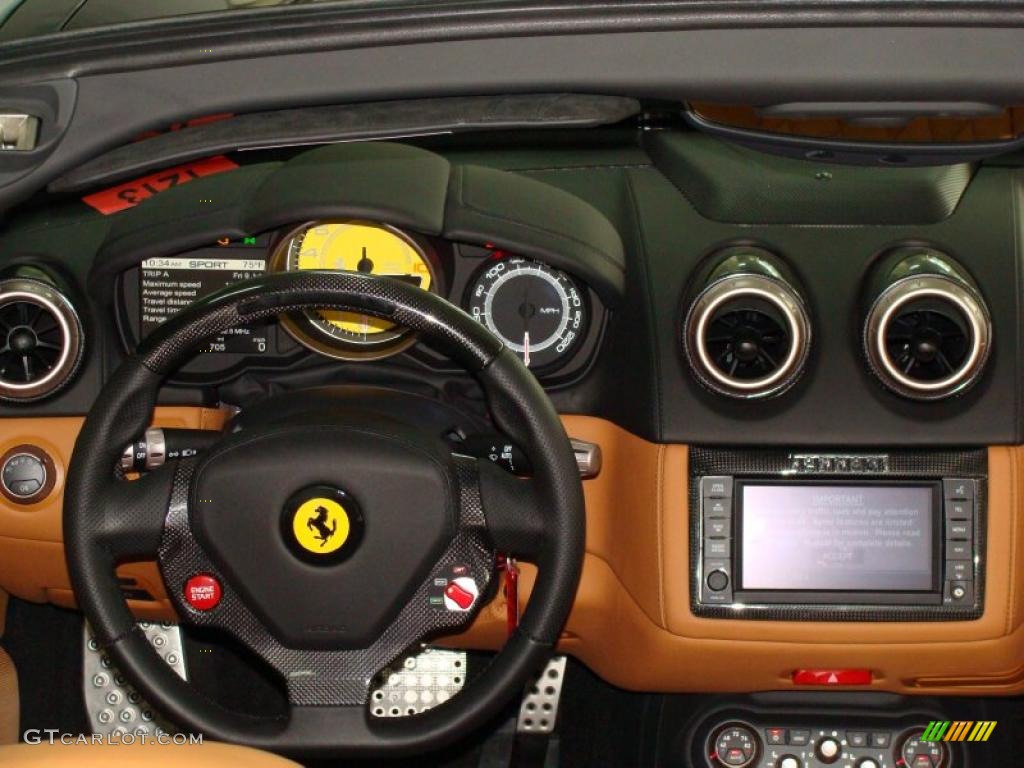 2010 Ferrari California Standard California Model Cuoio Dashboard Photo #32751244