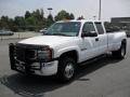 Summit White - Sierra 3500 SLT Extended Cab Dually Photo No. 1