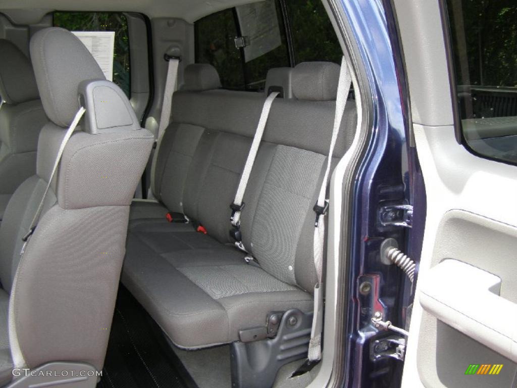 2005 F150 XLT SuperCab 4x4 - True Blue Metallic / Medium Flint Grey photo #17