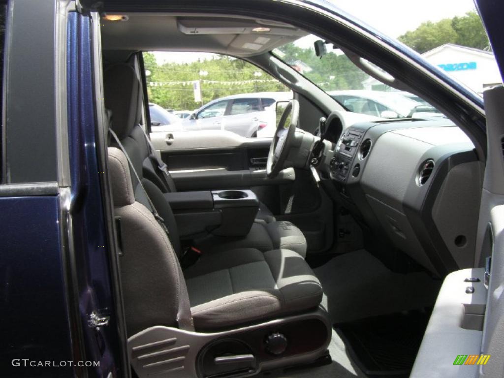 2005 F150 XLT SuperCab 4x4 - True Blue Metallic / Medium Flint Grey photo #24