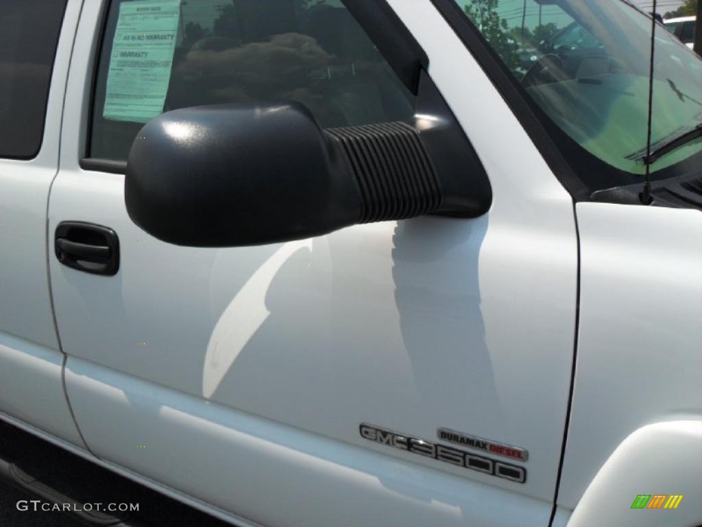 2003 Sierra 3500 SLT Extended Cab Dually - Summit White / Neutral photo #23