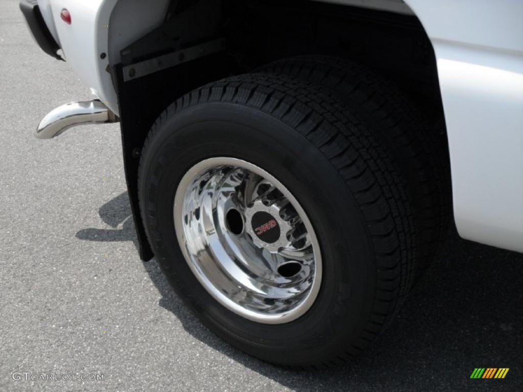 2003 Sierra 3500 SLT Extended Cab Dually - Summit White / Neutral photo #25