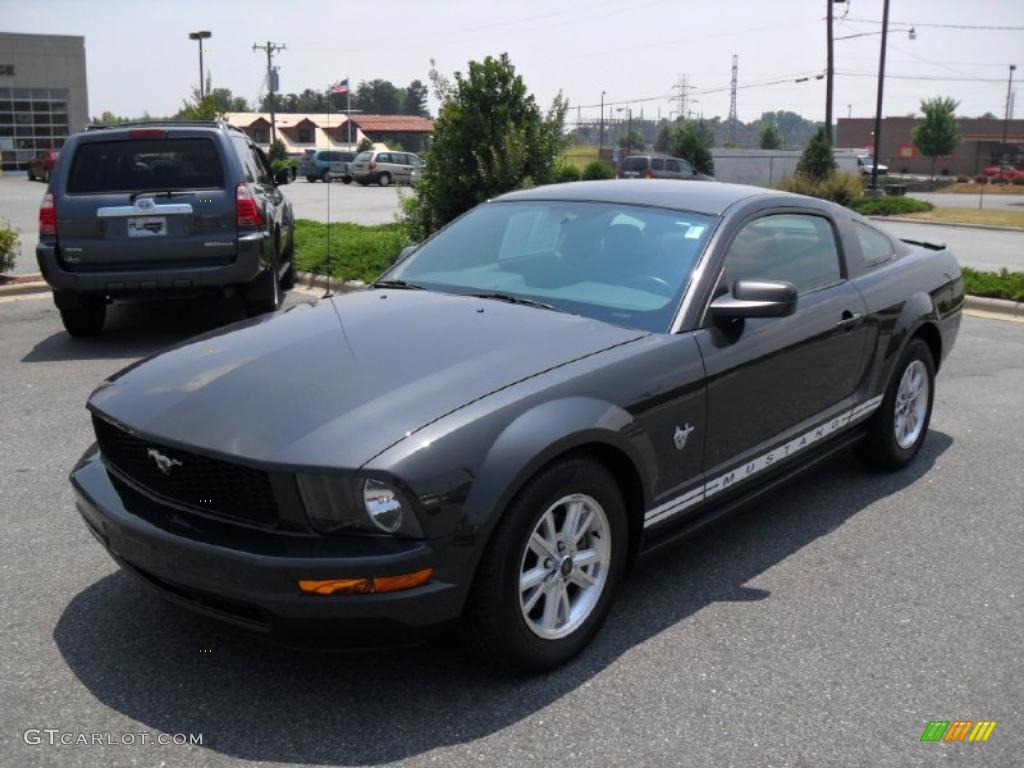 2009 Mustang V6 Premium Coupe - Alloy Metallic / Dark Charcoal photo #1