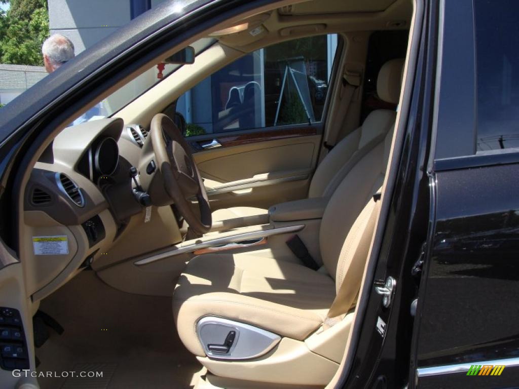 2008 ML 350 4Matic - Verde Brook Metallic / Macadamia photo #14