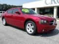 2010 Inferno Red Crystal Pearl Dodge Charger Rallye  photo #2