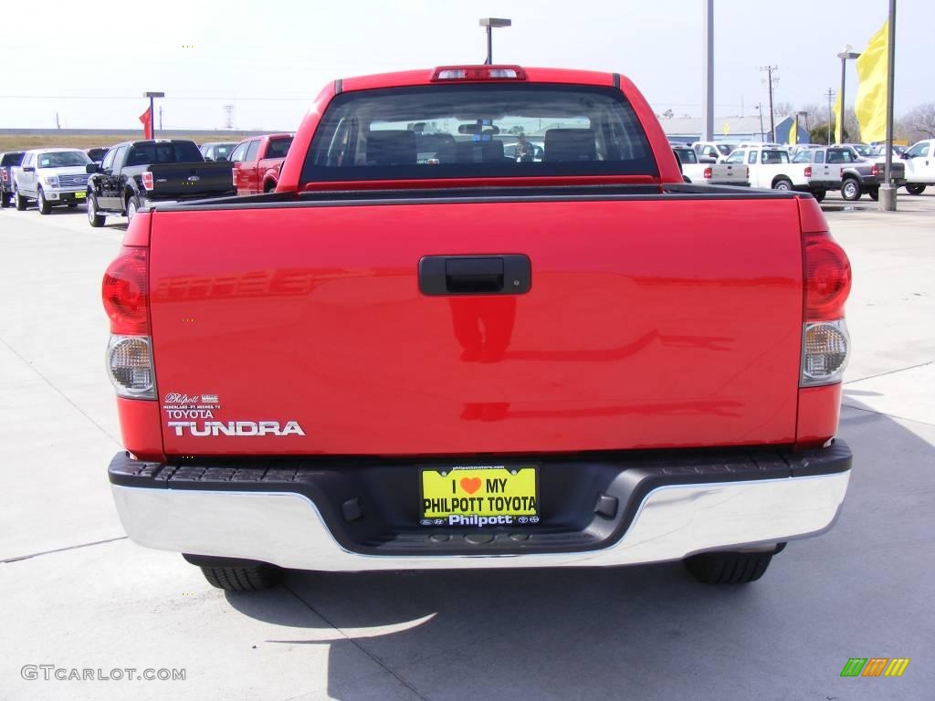 2008 Tundra SR5 Double Cab - Radiant Red / Black photo #7