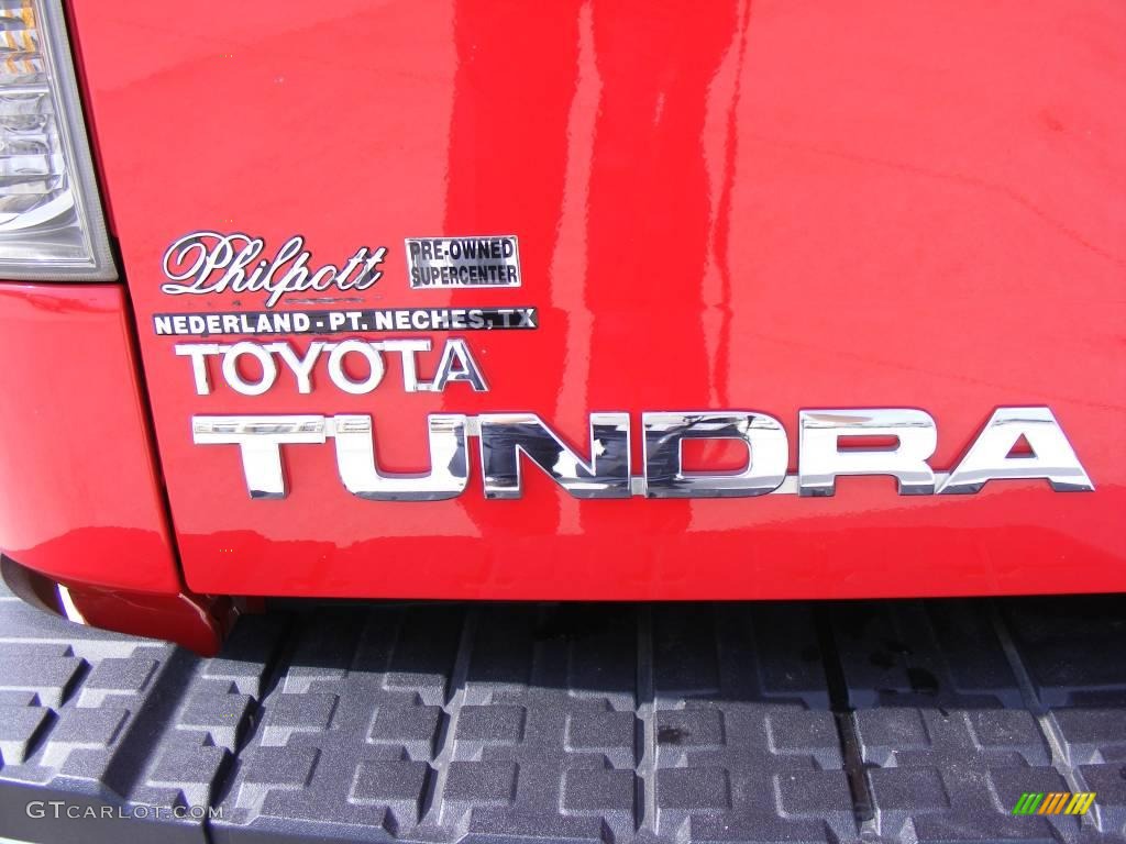 2008 Tundra SR5 Double Cab - Radiant Red / Black photo #10