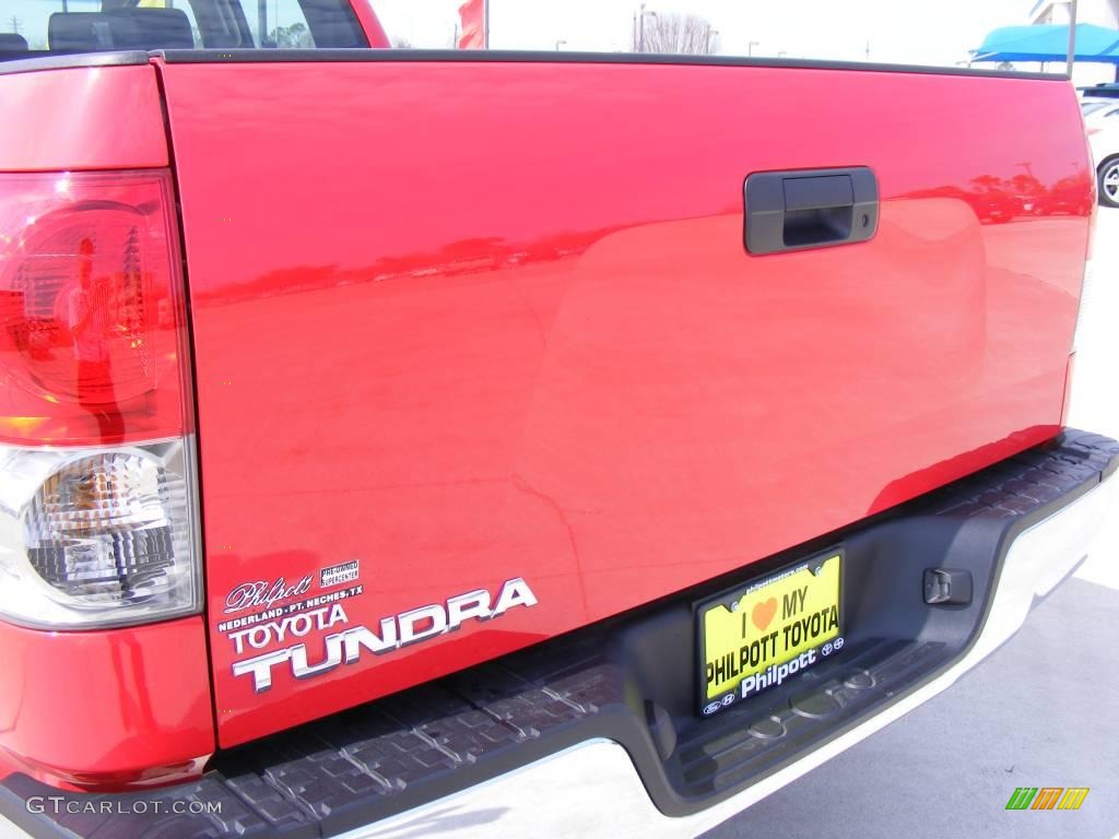 2008 Tundra SR5 Double Cab - Radiant Red / Black photo #11