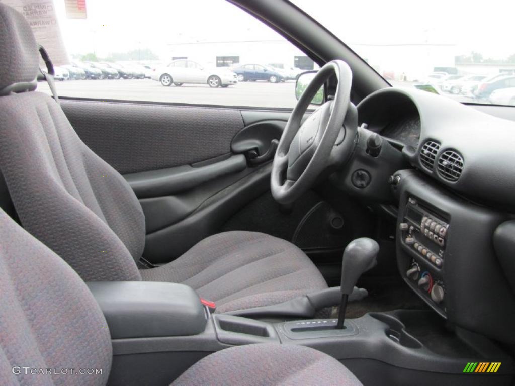2002 Sunfire SE Coupe - Yellow / Graphite photo #7
