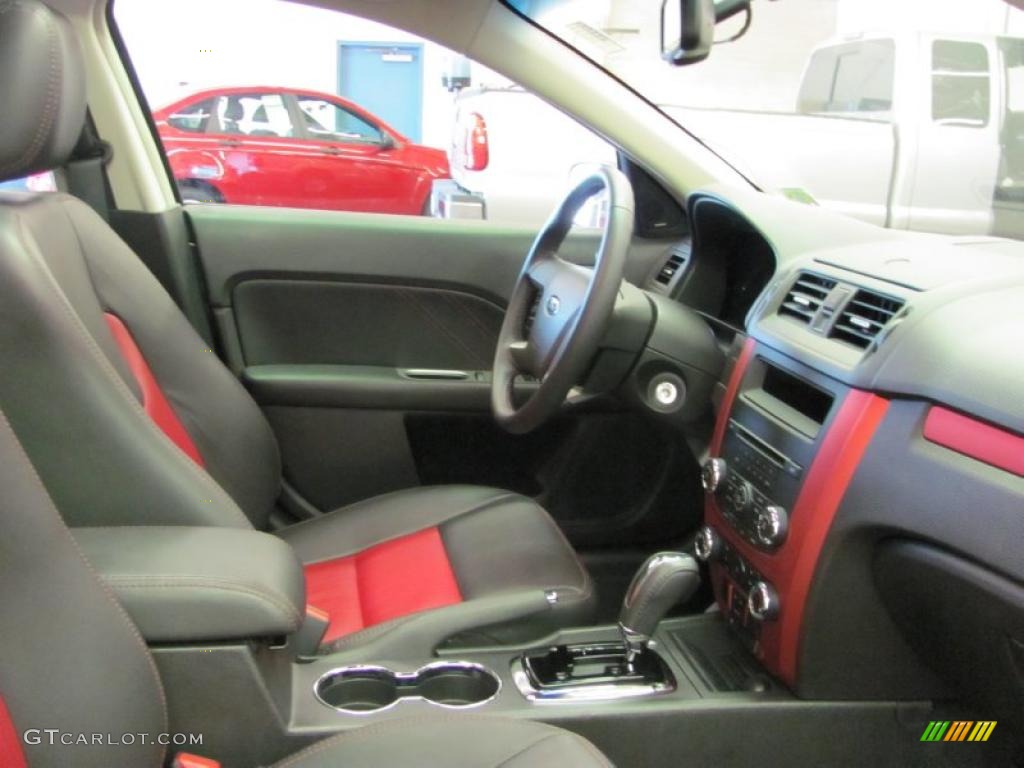 2010 Fusion Sport - Red Candy Metallic / Charcoal Black/Sport Red photo #7