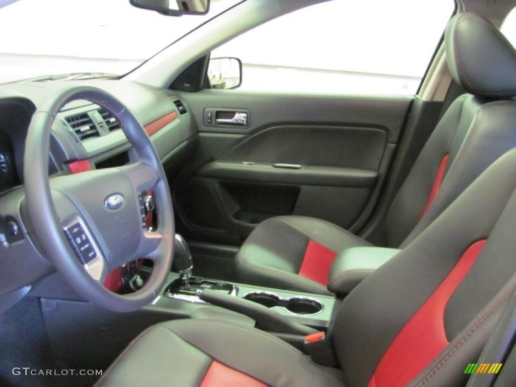 2010 Fusion Sport - Red Candy Metallic / Charcoal Black/Sport Red photo #24