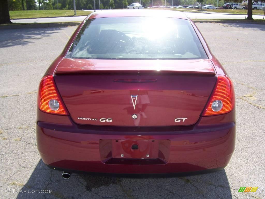 2009 G6 GT Sedan - Performance Red Metallic / Ebony photo #7