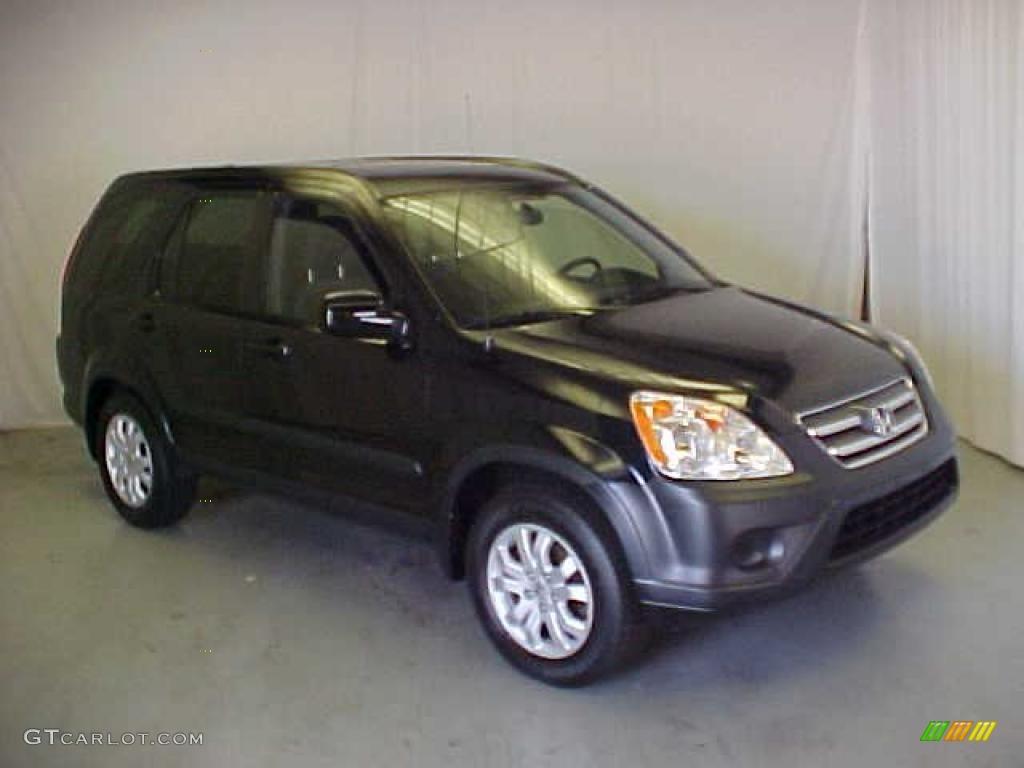 2005 CR-V EX 4WD - Nighthawk Black Pearl / Black photo #1