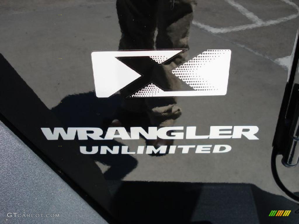 2008 Wrangler Unlimited X 4x4 - Black / Dark Slate Gray/Med Slate Gray photo #23