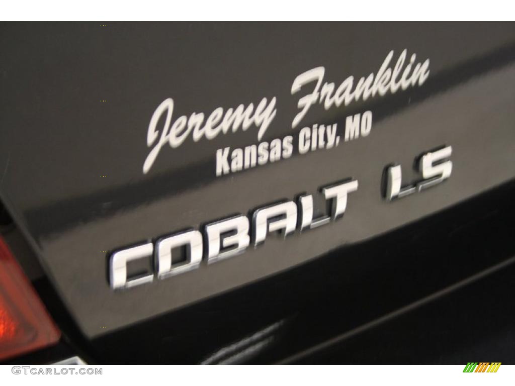 2009 Cobalt LS Sedan - Black / Gray photo #37