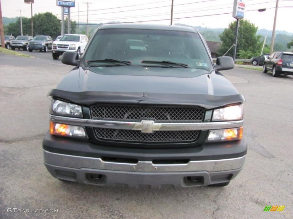 2003 Silverado 1500 Z71 Extended Cab 4x4 - Dark Green Metallic / Dark Charcoal photo #16