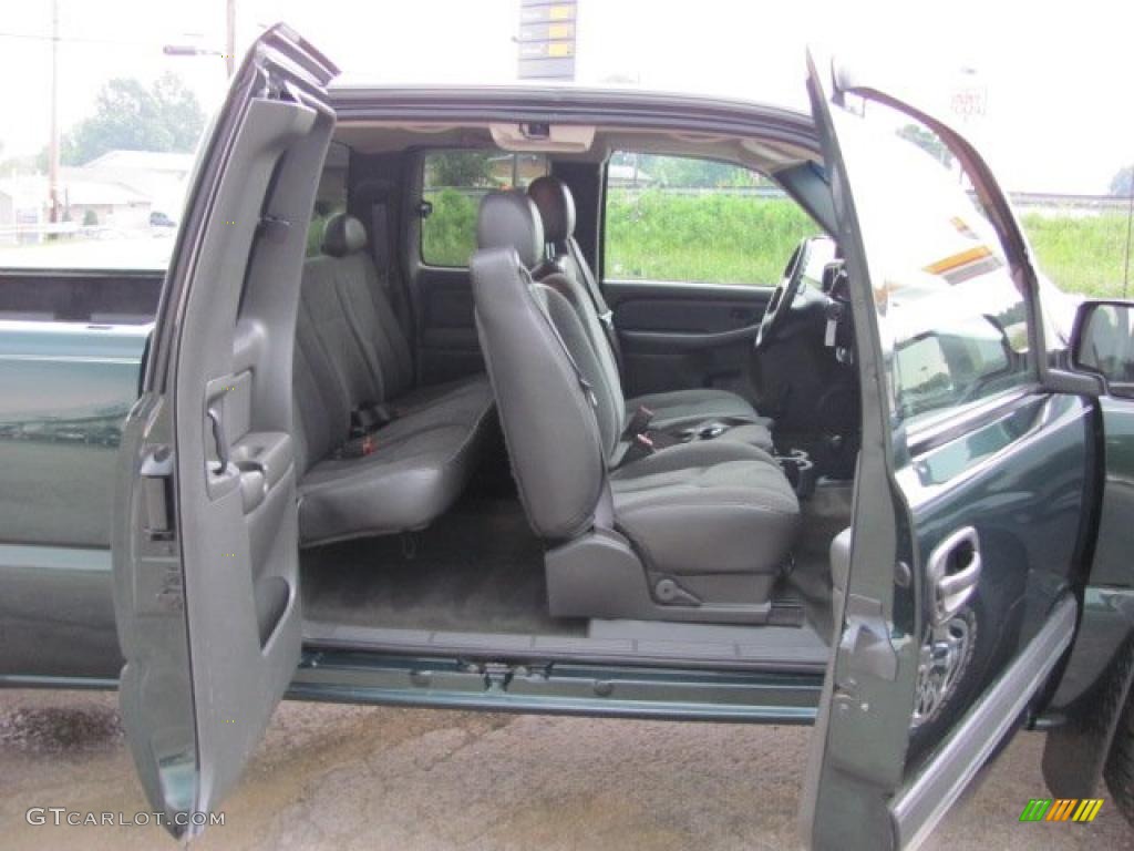 2003 Silverado 1500 Z71 Extended Cab 4x4 - Dark Green Metallic / Dark Charcoal photo #17