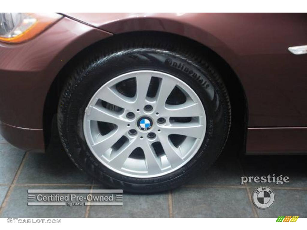 2006 3 Series 325xi Sedan - Barrique Red Metallic / Beige photo #8