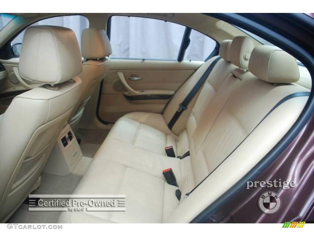 2006 3 Series 325xi Sedan - Barrique Red Metallic / Beige photo #13