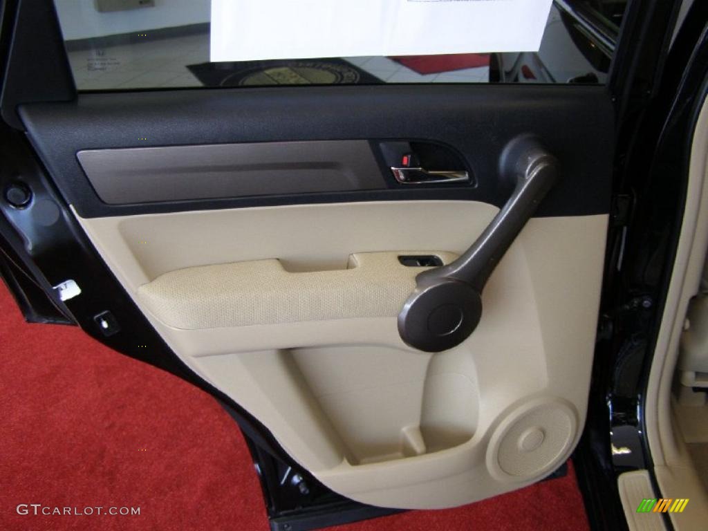2008 CR-V EX 4WD - Nighthawk Black Pearl / Ivory photo #20