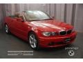 2006 Electric Red BMW 3 Series 325i Convertible  photo #8