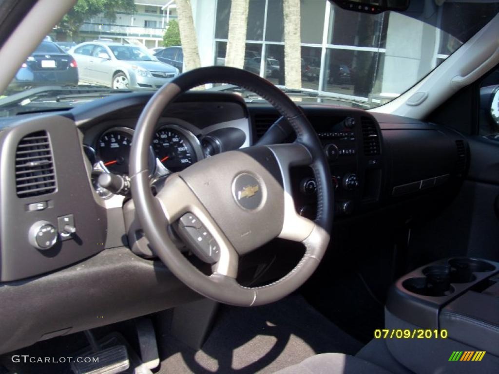 2008 Silverado 1500 LT Extended Cab - Graystone Metallic / Ebony photo #9